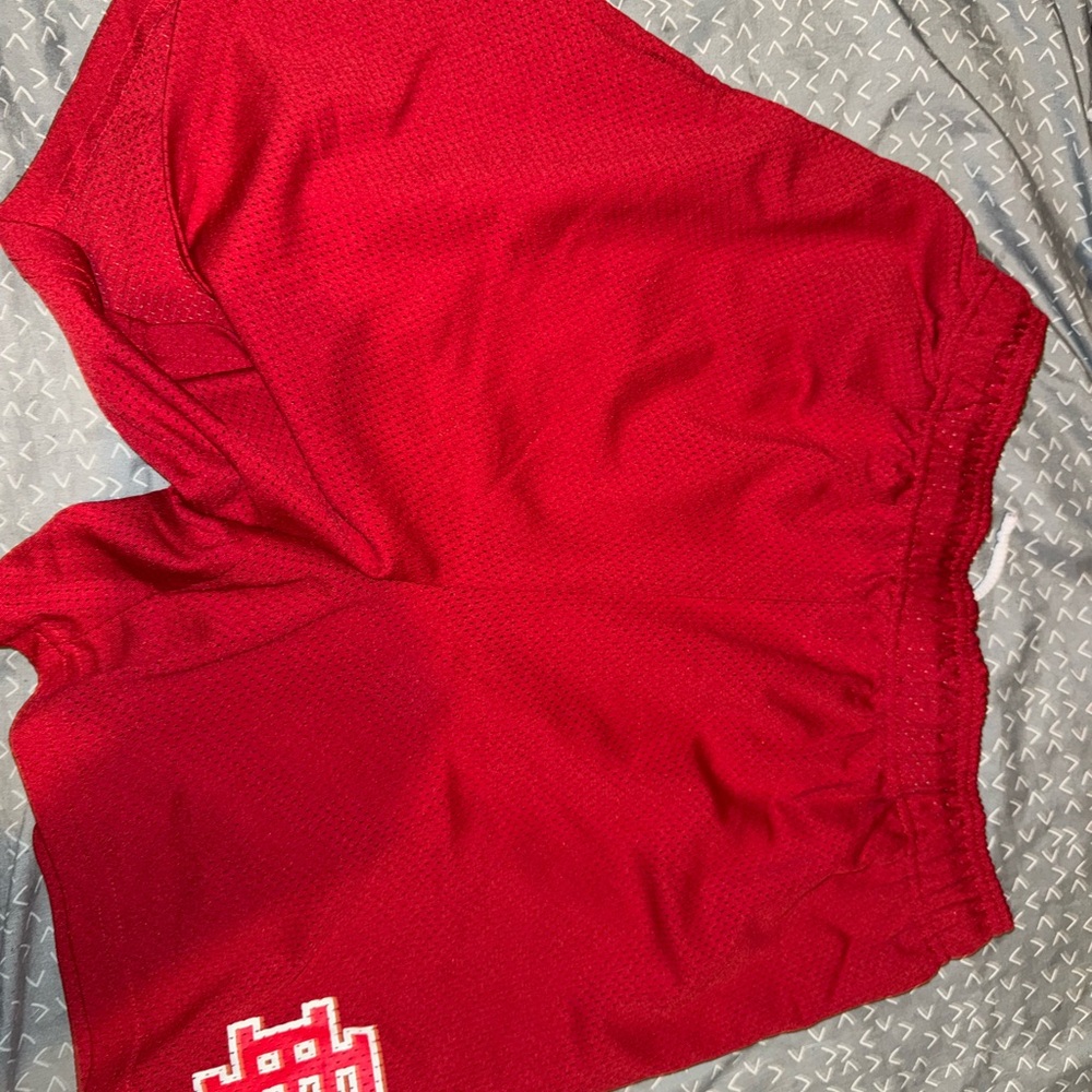 Eric Emanuel Red Men Shorts